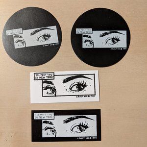 Brandy Melville I'll see you in New York Stickers